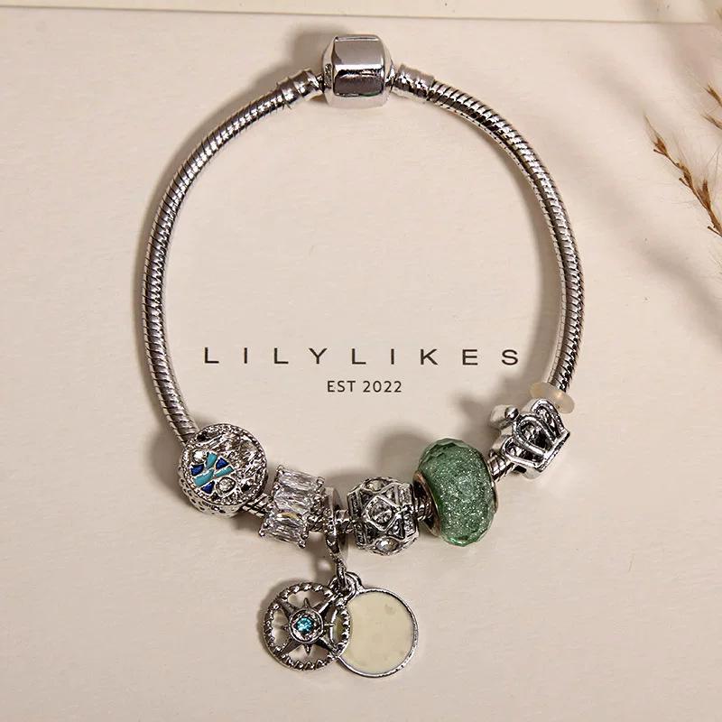 Elegant Women's Bracelet – Luxury Retro Beaded Design with Panjia Style for a High-End, Exquisite Feel.