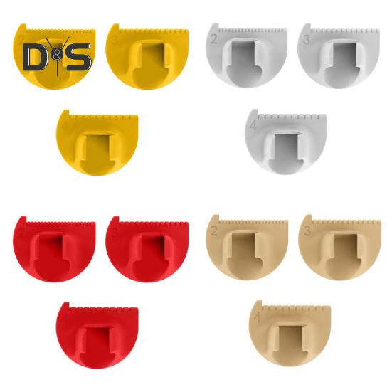 3 szt. Antypoślizgowy szablon do szycia DIY Narzędzia do prowadzenia ściegów Wielofunkcyjny kompaktowy design Przenośny zestaw szablonów do szycia