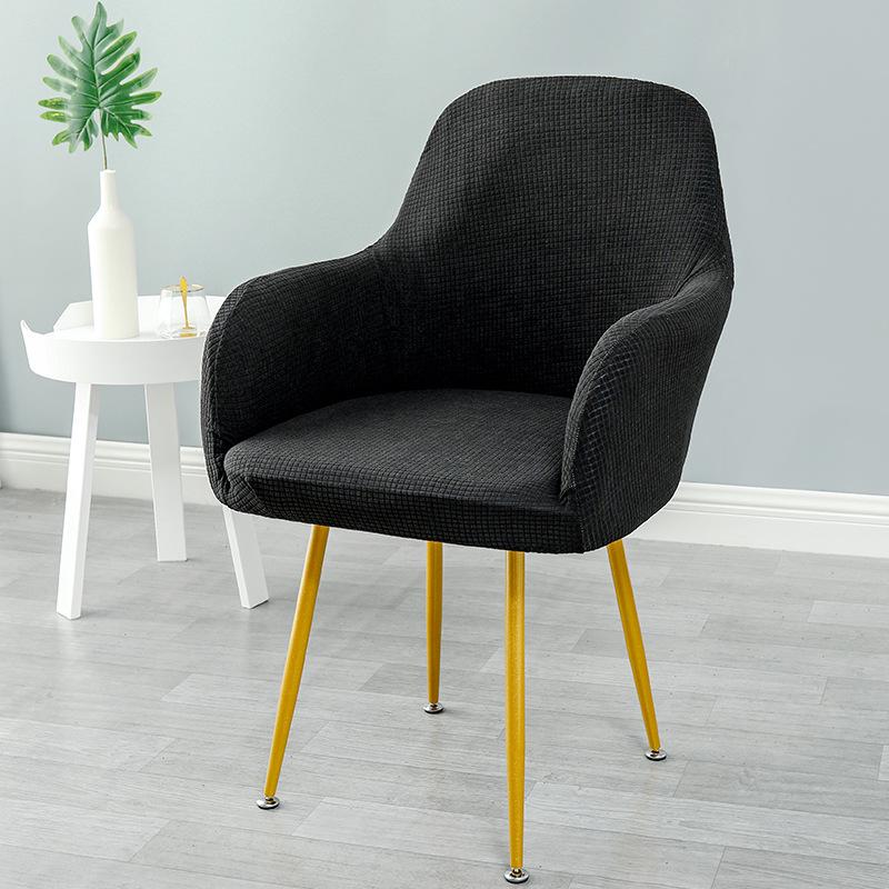 Nordic High Armrest Waterproof Elastic Chair Cover - One-Piece Fabric for Home, Hotel & Restaurant.