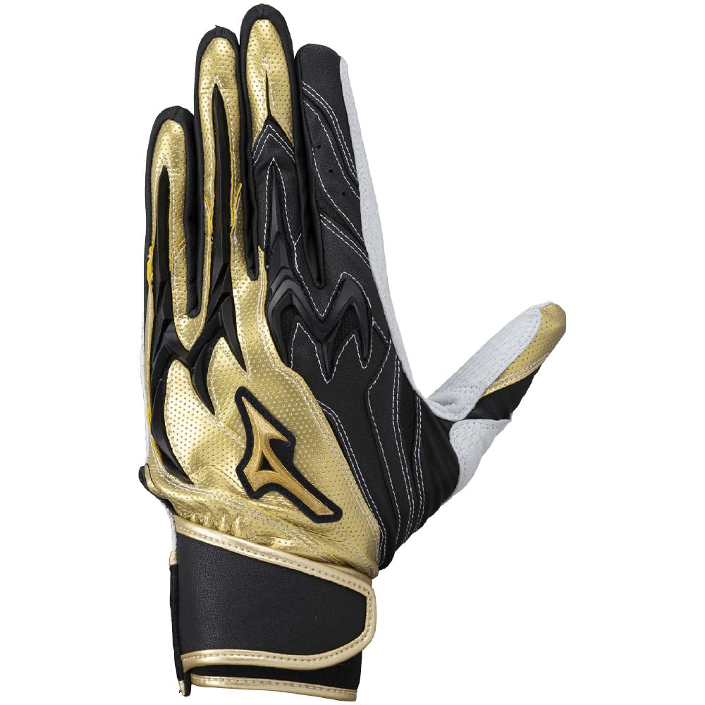 

MIZUNO Direct Store Exclusive Mizuno Baseball Silicon Power Arc DI Both 1EJEA831 27cm Batting (Mizuno) [Mizuno / Pro] [For Hands] Gold/Black/Black