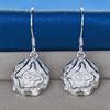 Elegant 925 Sterling Silver Exquisite Rose Earrings for Women, Fashionable Wedding Jewelry Accessories