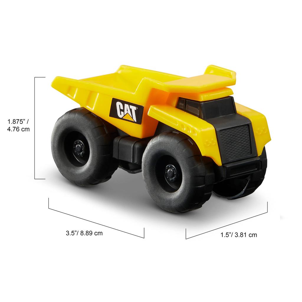 CatToysOfficial - CAT Little Machines 5 Piece Construction Toy Vehicle Playset for Ages 3 and Up - Dump Truck, Wheel Loader, Bulldozer, Backhoe,
