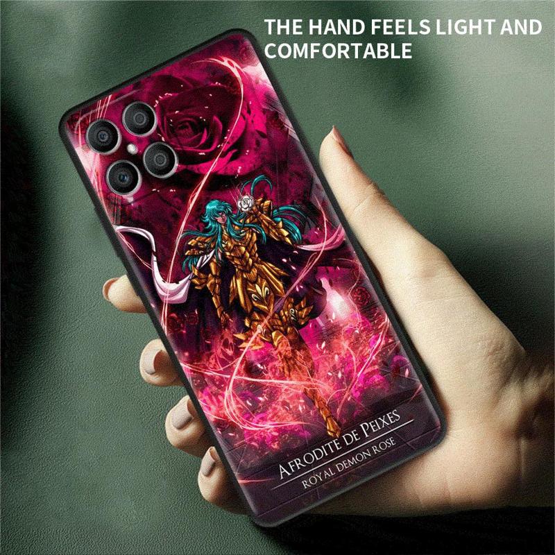 Saint Seiya Anime Case For Honor X8 X8a 90 X9a 8X 70 50 20 Magic5 Pro 9X P60 P50 Black Soft Phone Funda