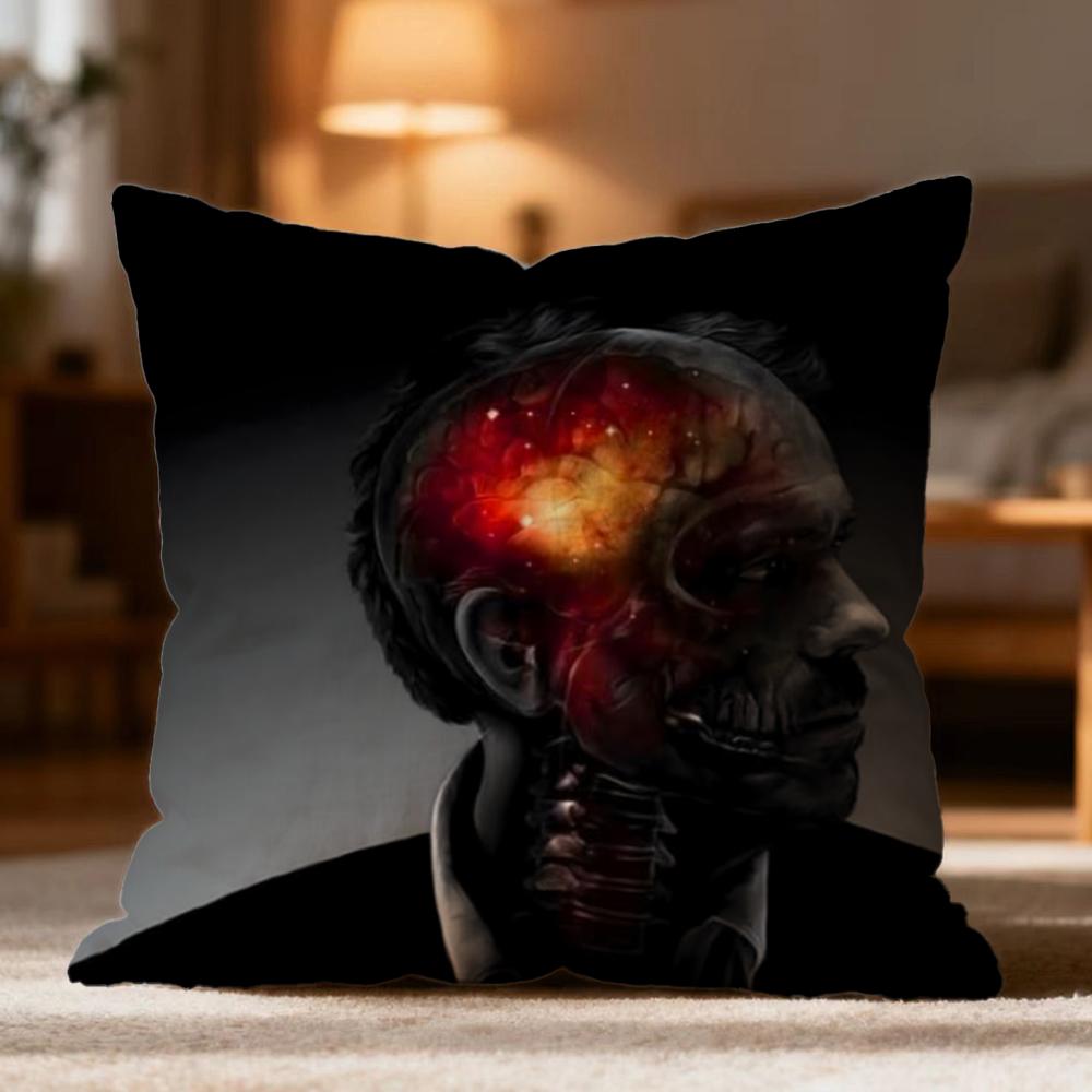 

Hot H-HHouse Cushion Cover Soft Washable Pillow Case Multi-Scene for Couch Bed Travel Office Use 30cmx30cm