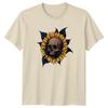 Skull Sunflower TShirt Sunflower Skull Art Gothic Nature Gift For Him And Her