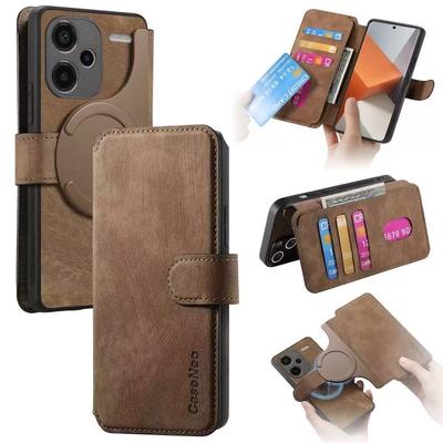 2 In 1 Detachable Leather Wallet Card Slot Flip Magnetic Case for Xiaomi 15 Ultra 14 13 12 11 10 Redmi Note14 Note13 Note12 Pro