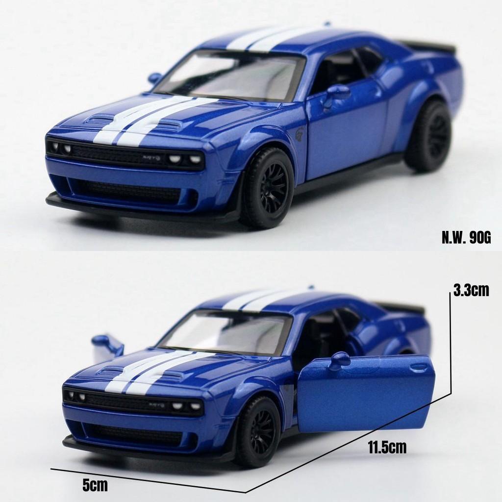 Simulation Challenger Alloy Srt Hellcat Sports Car Model Toy For Display