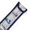 COLORFUL CANDY STYLE Recorder Case and Ruler Case, Water-Repellent and Lightweight, Shinkansen and Railway World Design In Gray. Compatible with