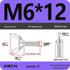 304 Stainless Steel Hand-Tightening Butterfly Weld Screws - Ram Horn M4 M5 M6 M8