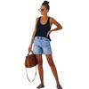 High-Waisted Tassel Ripped Denim Shorts - 7 New Colors, Plus Size
