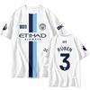 Manchester City ''-2027 Tricou Acasă/Deplasare Bărbați cu Mânecă Scurtă cu Uscare Rapidă Tricou Fotbal Croială Largă Respirabil Tricou de Performanță