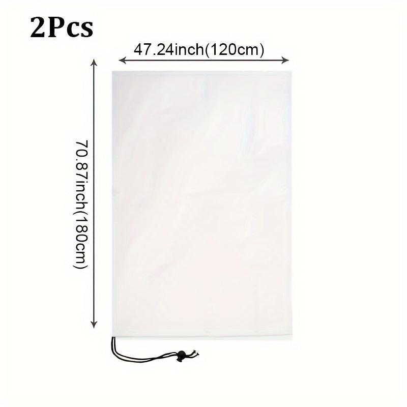 2/1Pack Large Plant Covers Freeze Protection Protection Blankets with Zipper Drawstring Freeze Protections Plant Covers