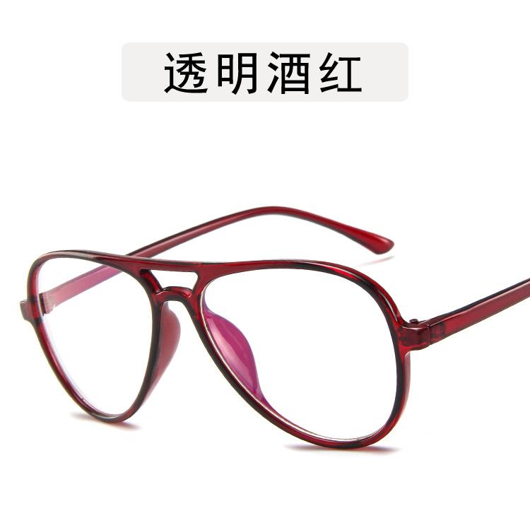 European American Style Eyeglass Frames for Women Vintage Simple Woman Glasses Frame Pilot Shape Glasses Trendy