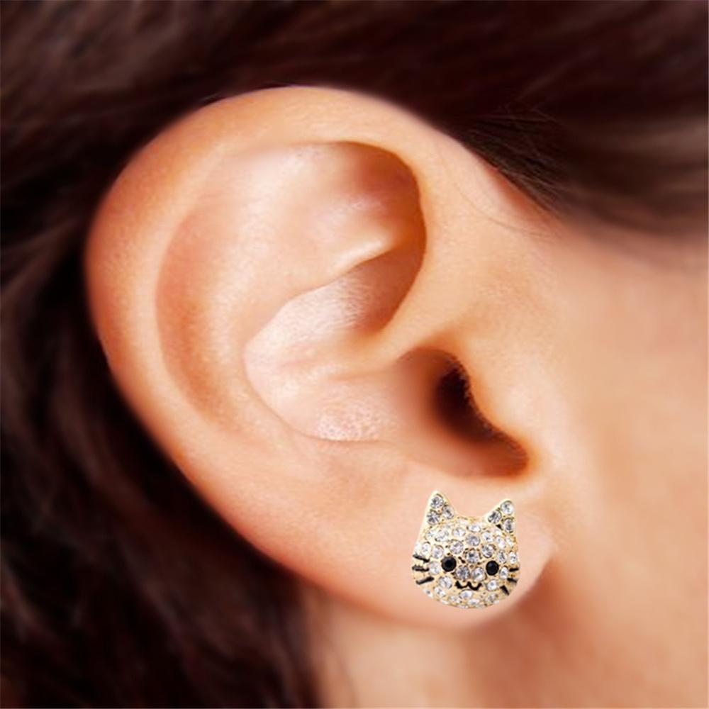Cute Girl Cat Earrings, Exquisite Women's Earrings, Fashionable Accessories, Party Jewelry Earrings, Valentine's Day Gifts for Wives and Girlfriends.