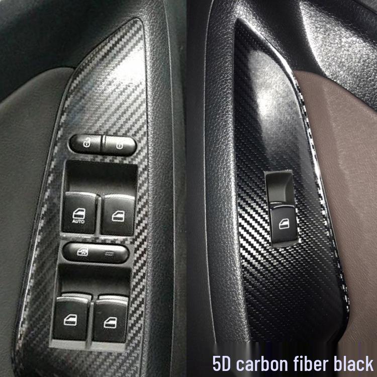 Carbon Fiber Gear Sticker for Dongfeng Fengguang 580 Smart Edition Interior