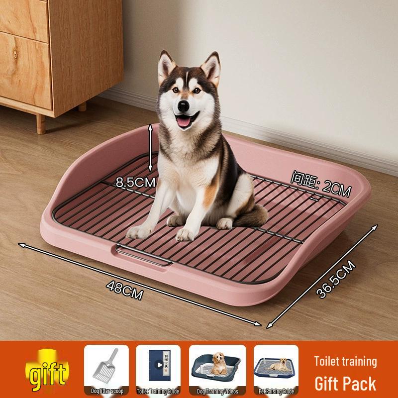 Anti-Step Dog Litter Box for All Breeds - Fixed Point Pet Urinal & Easy Clean