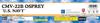 Hasegawa Navy Osprey Navy Plastic Model 02410 1/72 U.S. CMV-22B U.S.