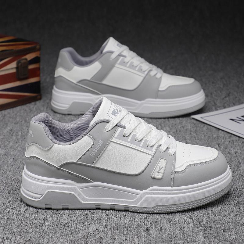 New Men's Classic Four Seasons Fashion Low Top Thick Sole Skateboarding Shoes Comfortable Soft Sole Basketball  Sneakers