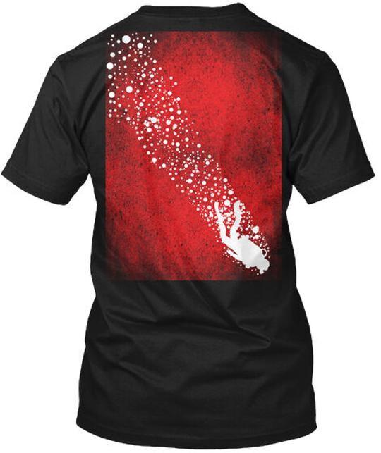 Scuba Diving Flag T-Shirt Made in the USA Size S to 5XL Unisex T-Shirt M