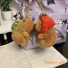Süßer Capybara Plüsch Schlüsselanhänger Taschenanhänger Mädchengeschenk Weich und Entzückend