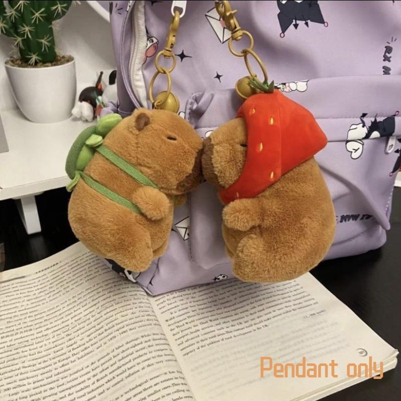 Süßer Capybara Plüsch Schlüsselanhänger Taschenanhänger Mädchengeschenk Weich und Entzückend
