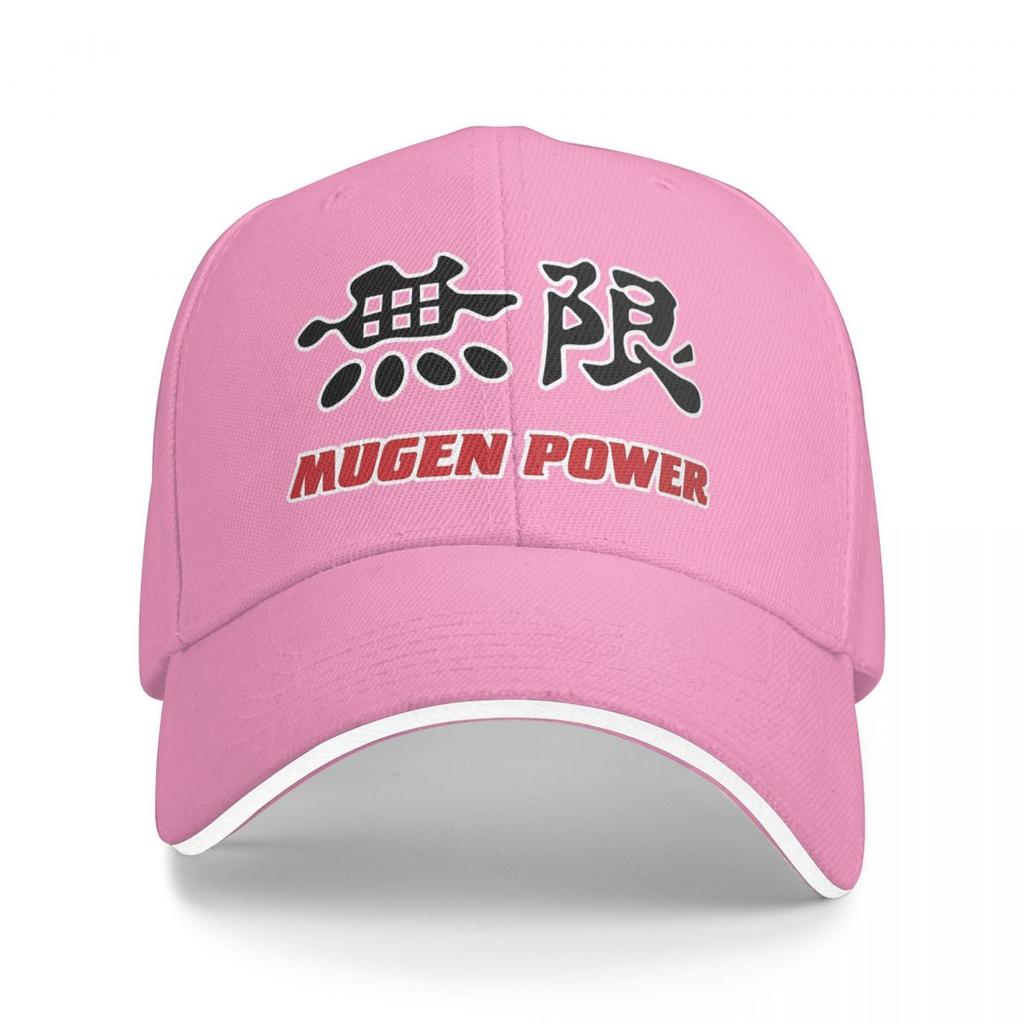 Unisex Baseball Hats Mugen Power Racing Logo Outdoor Streetwear Summer Sports Baseball Caps Hip Hop Cap Casquette Hats