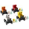 MOC4078 City Series 19Pcs MOC Blocks Baby Stroller Pram Compatible With Figures DIY Building Blocks Kids Toys For Children Gifts