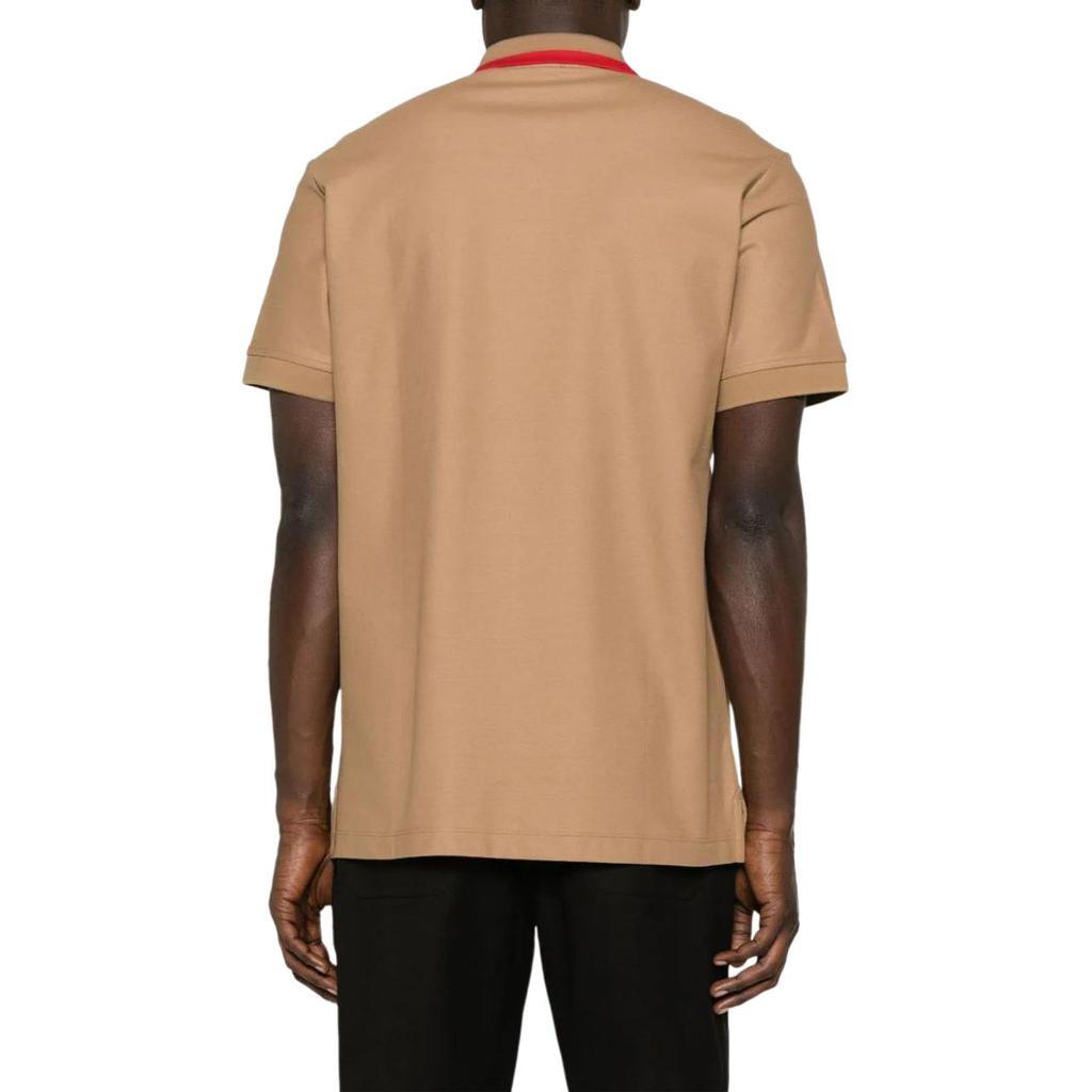 Burberry contrasting-collar cotton polo shirt 80831551