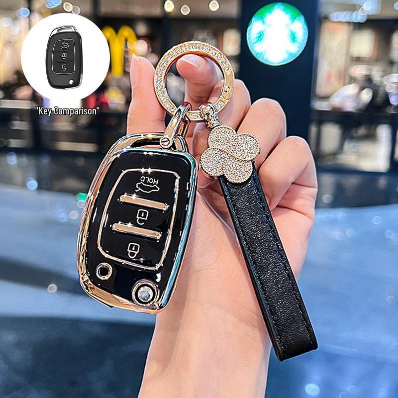 Beijing Hyundai Elantra, New Verna, Celesta Folding Key Cover for Women