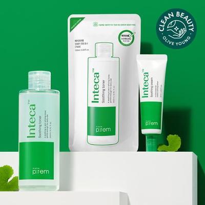 MakePrem Inteca Beruhigendes Gesichtswasser 200ml Special (+Nachfüllpackung 100ml+Creme 31ml)
