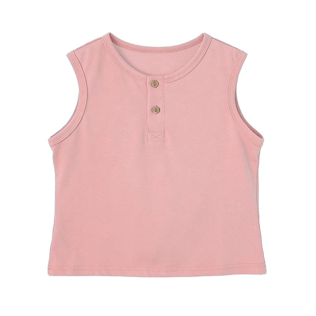 Kinder-Freizeit-Westen mit Streifenmuster, ärmellos, Rundhalsausschnitt, modisches ärmelloses Camisole-Top