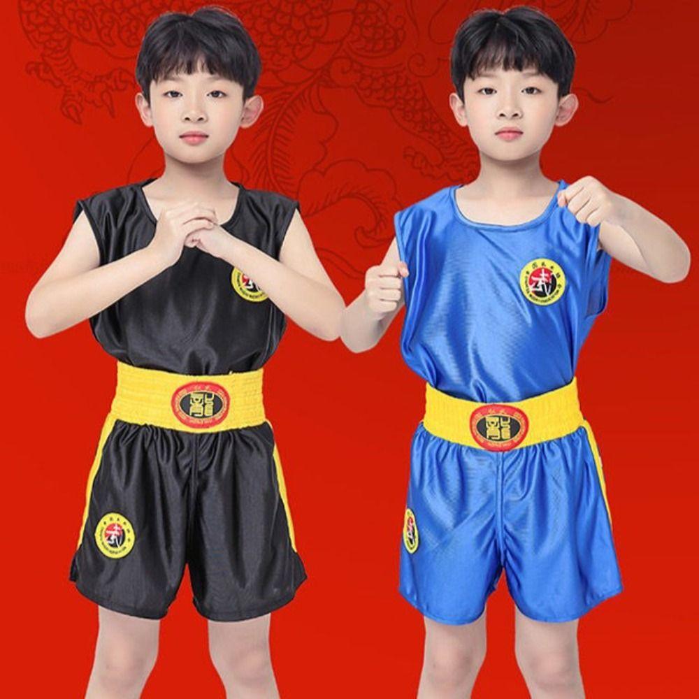 Free Combat MMA Muay Thai Shorts and T-Shirts Vest Sanda Uniform Dragon Kick Boxing Suit Women
