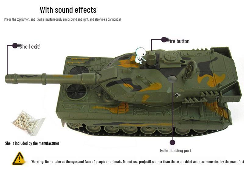 KDW Model German Leopard 2A6 Military Tank Alloy Armored Vehicle