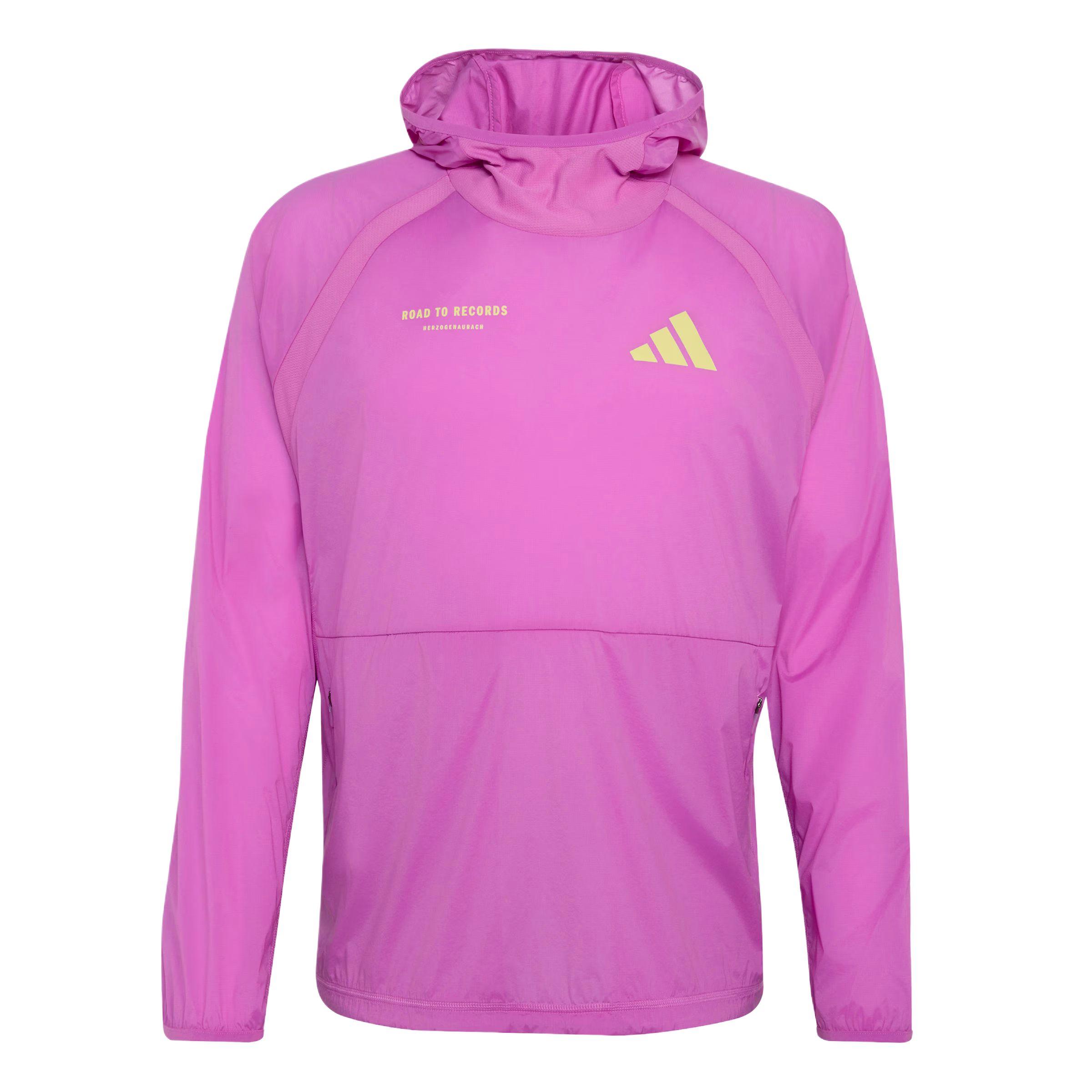 

Adidas Adizero Road To Records Hooded Long Sleeve Running Jacket Unisex jackets KA6121 M