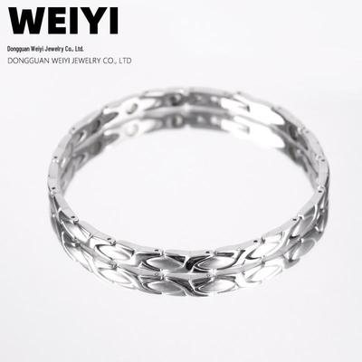 Stainless Steel Magnetic Fish-Shaped Bracelet for Women