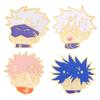 3-6pcs/Set Anime Collection Enamel Pins Custom Cartoon Character Brooch Lapel Badge Cute Jewelry Gift for Fans