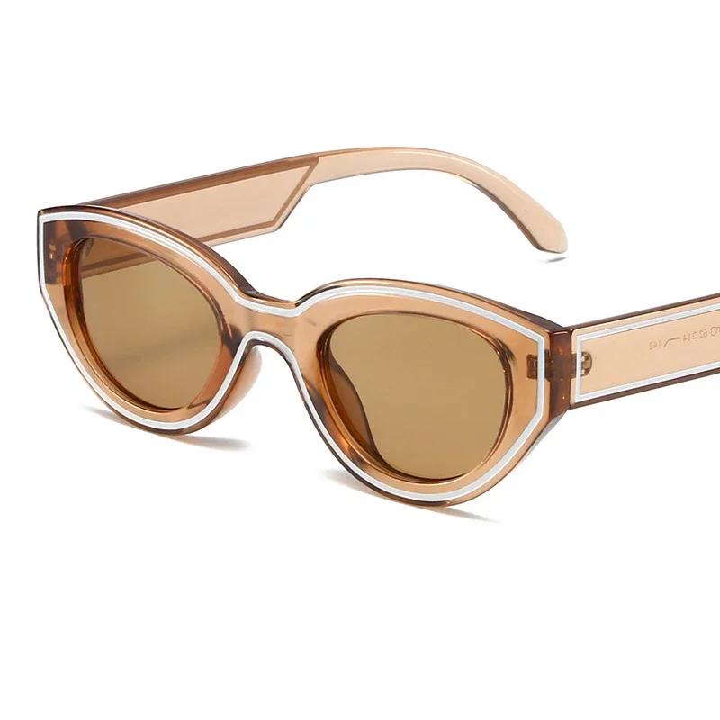 Retro Cat Eye Women Sunglasses Designer Trendy UV400 Protection Summer Driving Travel Eyewear Gafas De Sol Mujer