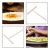 2 Pcs/lot Wooden Rake Round Batter Pancake Crepe Spreader Kitchen Tool DIY 16cm
