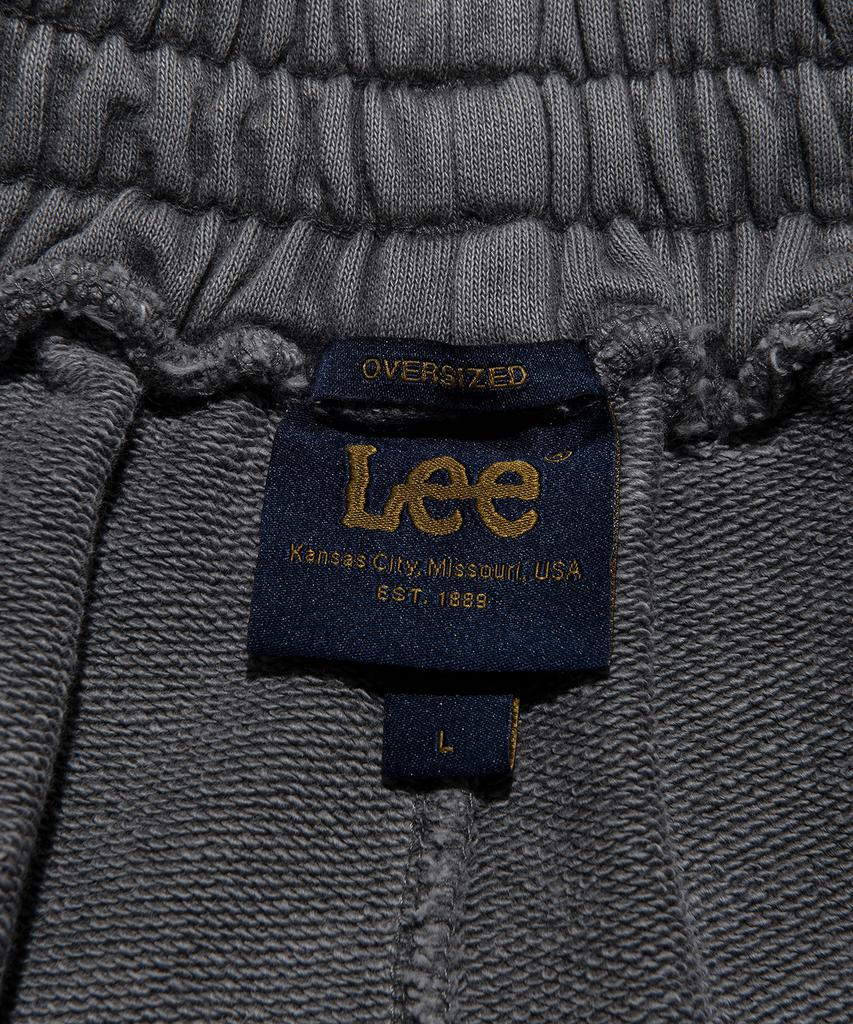 LEE Pigment-Dyed Capri Sweat Shorts Pigment Charcoal