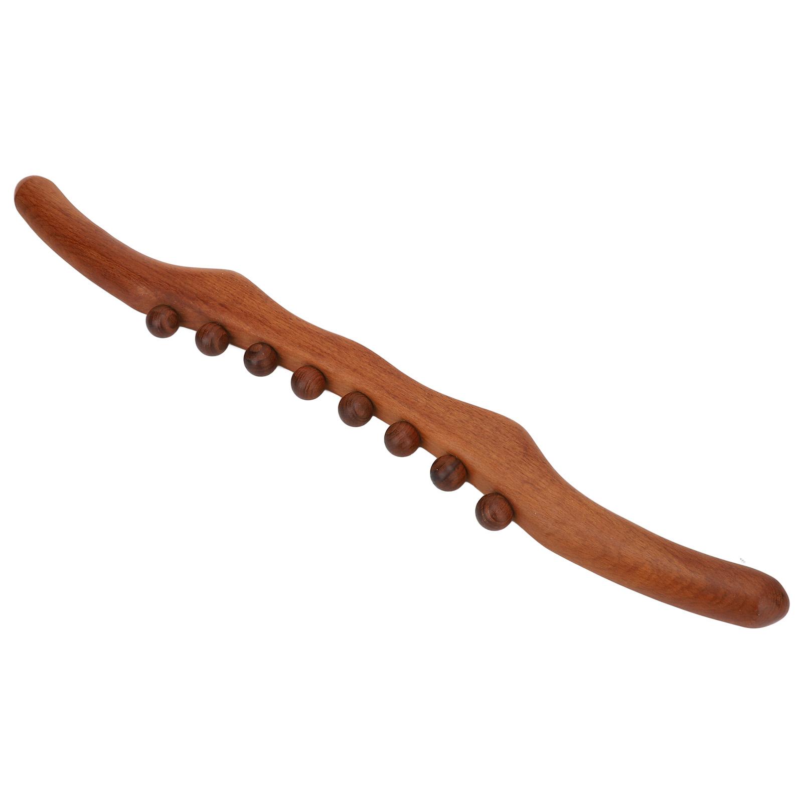 

Деревянная скребковая палочка снимает усталость 8 массажных точек вогнутый выпуклый дизайн расслабление мышц