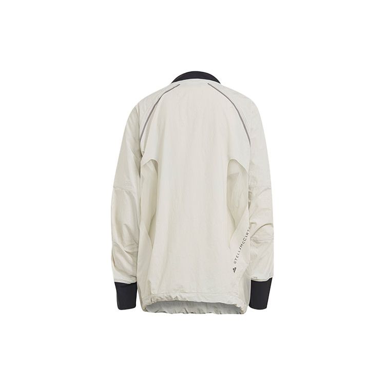 Adidas Asmc Bd Pullon Color Block Half Zip Sports Hoodie Women Hoodies Gray White GL7630