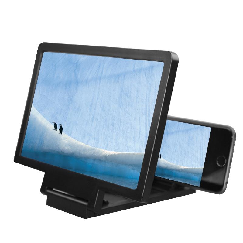 Screen Magnif 3D Movie Amplifier 3X Zoom Enlarged Phone Screen 3D Video Amplifier Radiation Eye Treasure To See Films Magnifier