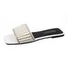 New Fashion Summer Flats Slippers for Women Outerwear Beach Wear Fashion Slides Female Crystal Bling Open Toe Woman Flip Flops
