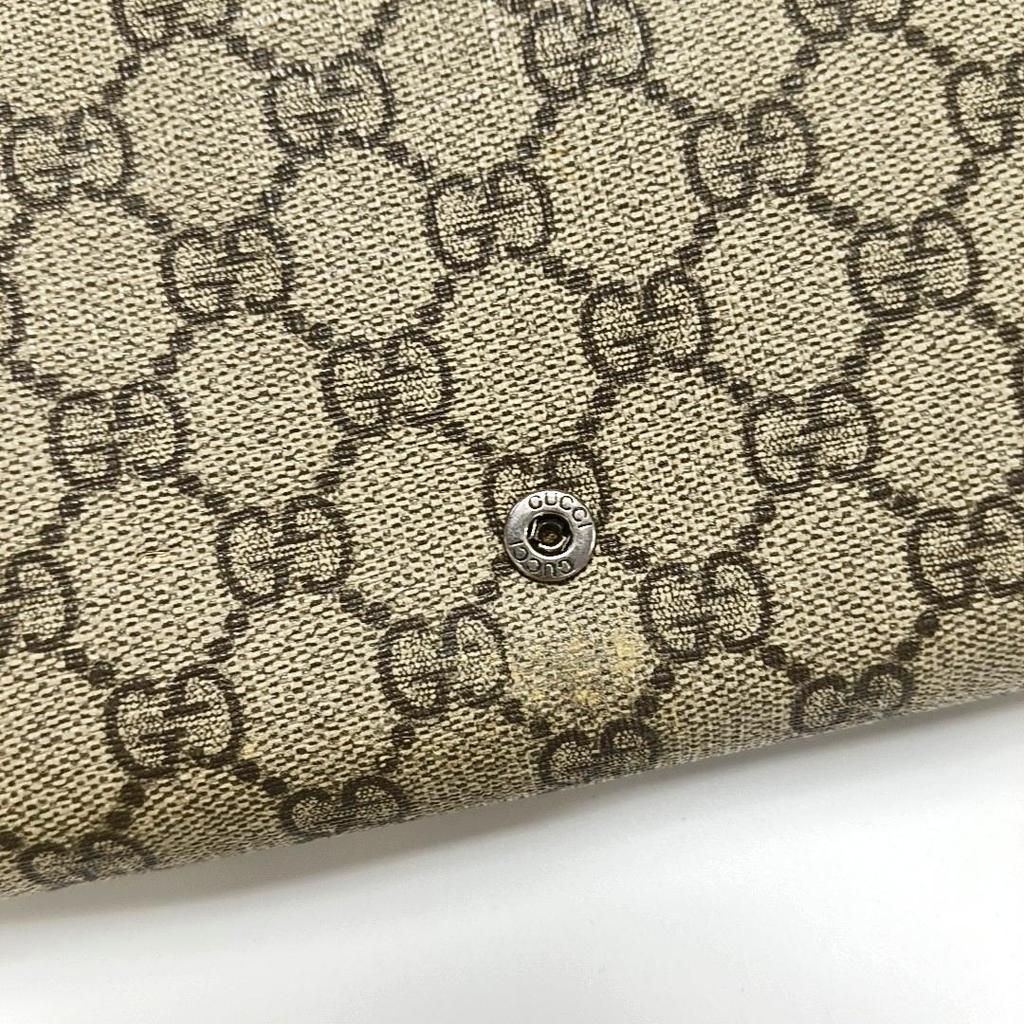 [Pre-Owned] Dionysus Tiger Head Buckle Logo Beige Lining GG High-Quality Synthetic Canvas WOC Wallet Crossbody Shoulder Bag - Very Good #1R4SY7J