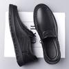 Men's Casual Leather Shoes Men's New Formal Wear Business British Foot Leather Shoes High-end Middle-aged Dad Men's Shoes