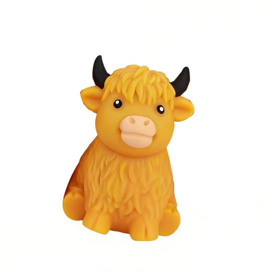 Hochlandkuh Stressabbau Spielzeug Langsam aufsteigende Hochlandrinder Quetschspielzeug Quetschbares Tier Stressball Kuhliebhaber Geschenk
