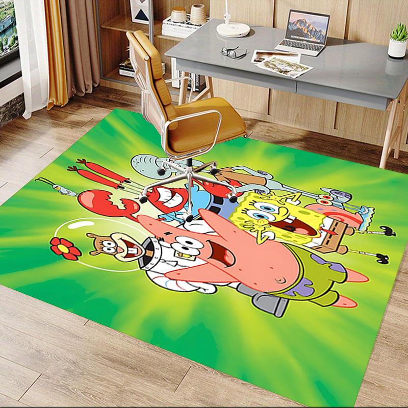 1pc Underwater Friends Adventure Carpet for Playroom Bedroom Living Room Sofa Home Decor,kids Game Area Rug Non-slip Floor Mat Y7292