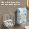 Punch-Free Wall Mounted Toilet Paper Holder Box Storage Toilet Paper Storage Rack Paper Towel Kitchen Bathroom Storages Box