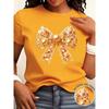 Retro Sexy Love Rhinestone Print Short-sleeved Trendy T-shirt