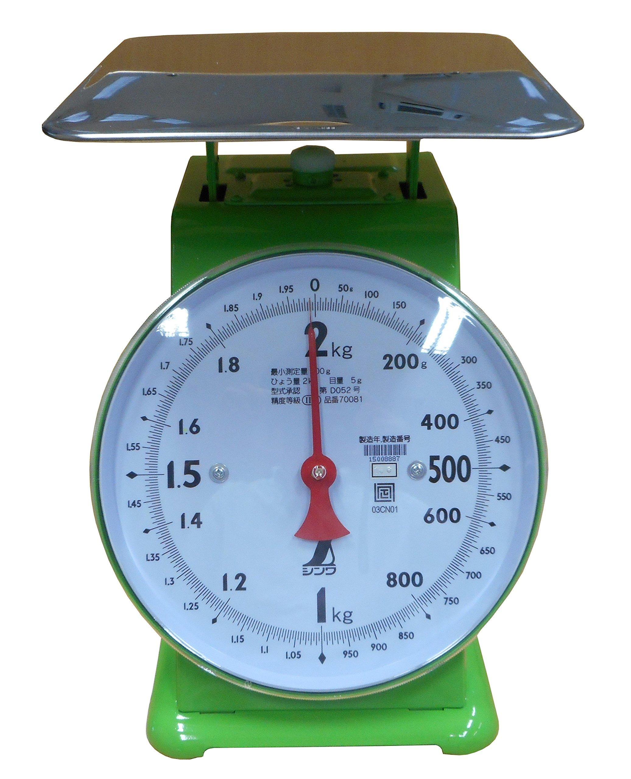 

Shinwa Sokutei Top plate automatic scale 2kg K type 70081